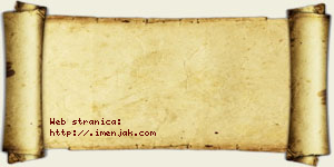 Irena Blagojević vizit kartica